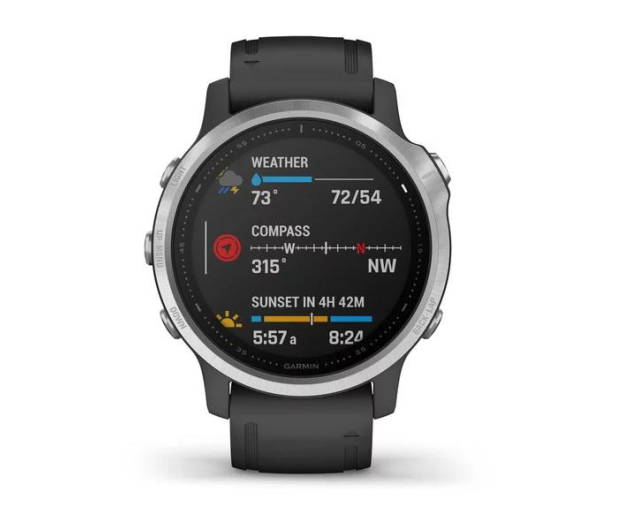 Garmin Fenix 6S srebrno - czarny - 513415 - zdjęcie 2